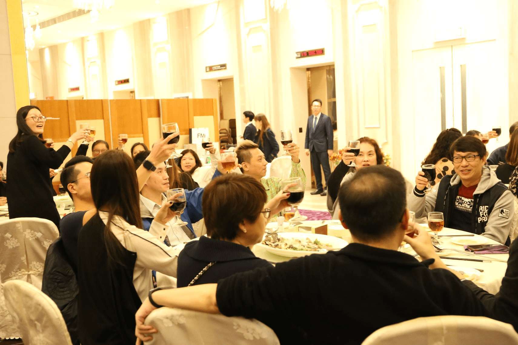 FMI至匯投資舉行豬年春茗，延開9圍，共邀請超過110名The FM會員及其親友參與。